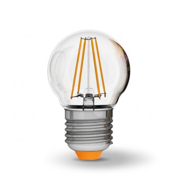 LED лампа VIDEX Filament G45F 4W E27 4100K 220V (VL-G45F-04274)