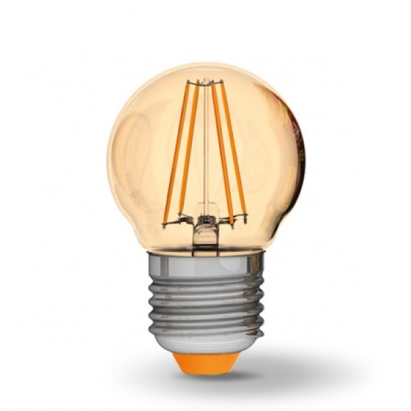 LED лампа VIDEX Filament G45FA 4W E27 2200K 220V (VL-G45FA-04272)