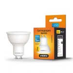 LED лампа VIDEX MR16e 5W GU10 3000K 220V 20шт/ящ (VL-MR16e-05103)