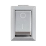 KCD1-101 Grey/Grey Перемикач 1 кл. сірий - Зображення 2