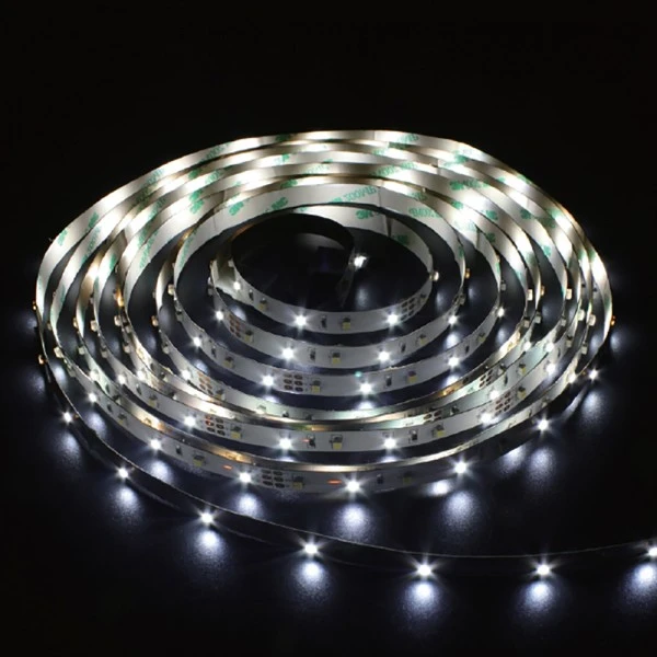 Світлодіодна стрічка Feron LS612/ SANAN LED-RL 120SMD/m 9.6W/m 12V 5m*10*3,8mm білий IP22 (4947)