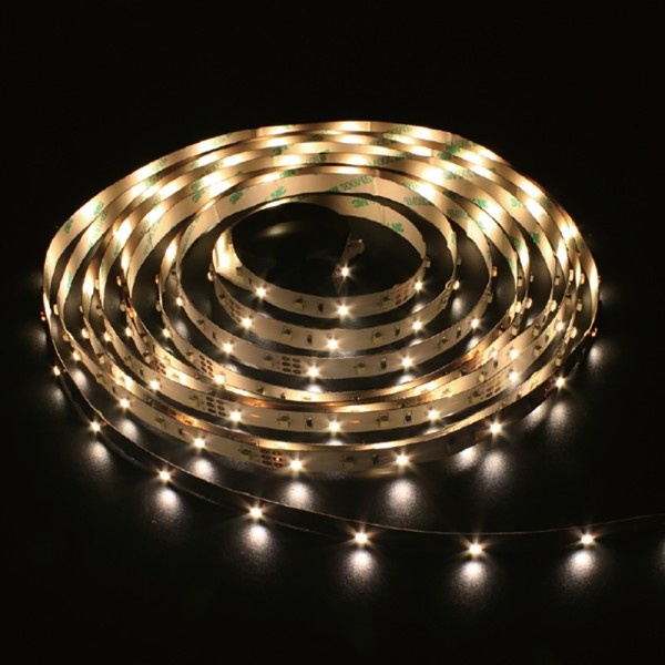 Світлодіодна стрічка Feron LS612/ SANAN LED-RL 120SMD/m 9.6W/m 12V 5m*10*3,8mm теплий білий IP22 (4948)
