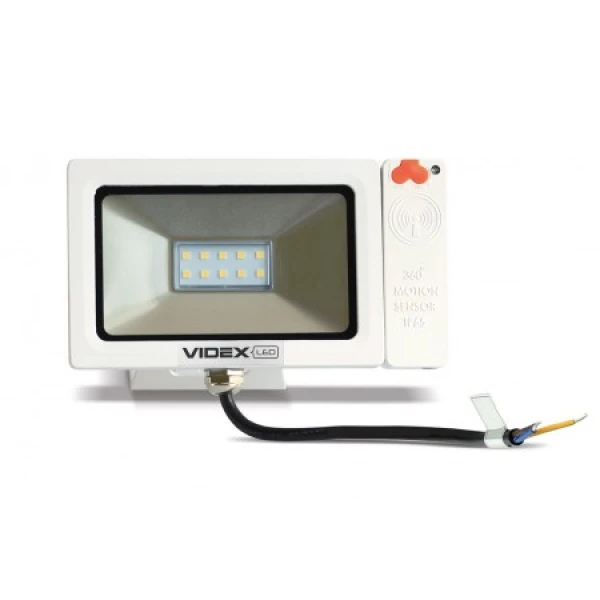 LED прожектор VIDEX Slim Sensor 10W 5000K 220V White (VL-FS105-10W-S)