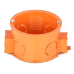 Коробка монтажна КМП-60Ес (ПОМАРАНЧ.)