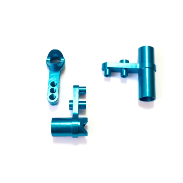 Blue Alum Steering Servo Saver Complete 1P