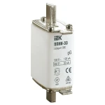 Плавка вставка запобіжника ППНІ-33 габарит 00С 6А IEK (DPP11-006)