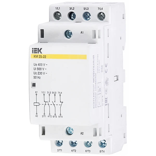 Контактор модульний КМ25-22 AC IEK (MKK20-25-22)