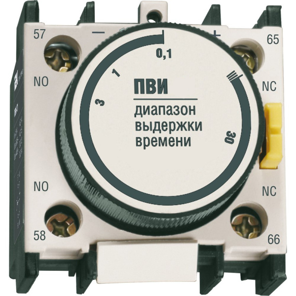 Приставка ПВІ-11 затримка на вкл. 0,1-30сек. 1з+1р IEK (KPV10-11-1)