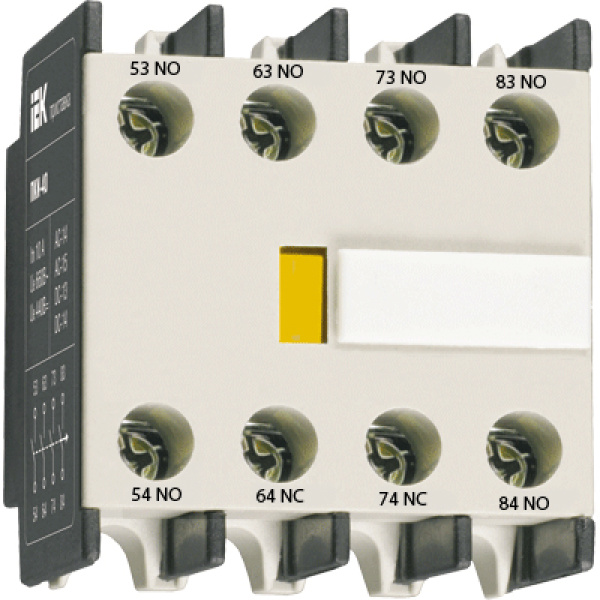 Приставка ПКИ-40 додаткові контакти 4з IEK (KPK10-40)