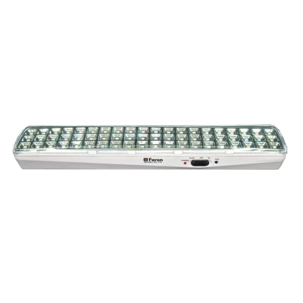 Акумуляторний світильник Feron EL119 60LED білий AC/DC (365х70х35мм) (4465)