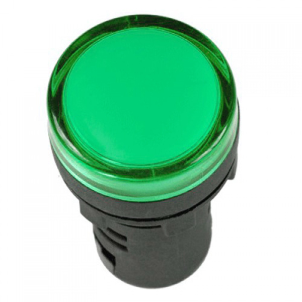 Лампа AD-22DS LED-матриця d22мм зелений 230B IEK (BLS10-ADDS-230-K06)