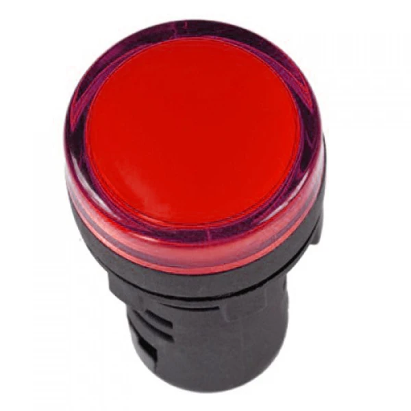 Лампа AD-22DS LED-матриця d22мм червоний 24В AC/DC IEK (BLS10-ADDS-024-K04)