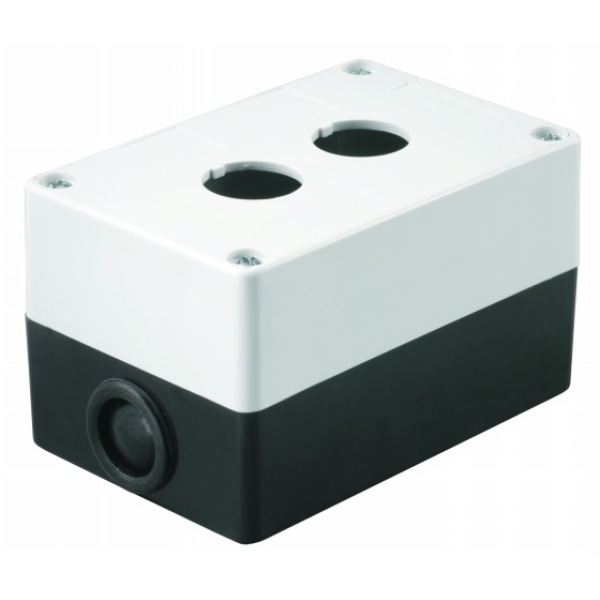 Корпус КП102 для кнопок 2 місця білий IEK (BKP10-2-K01)