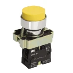 Кнопка керування LAY5-BL51 без підсвічування жовта 1з IEK (BBT71-BL-K05)