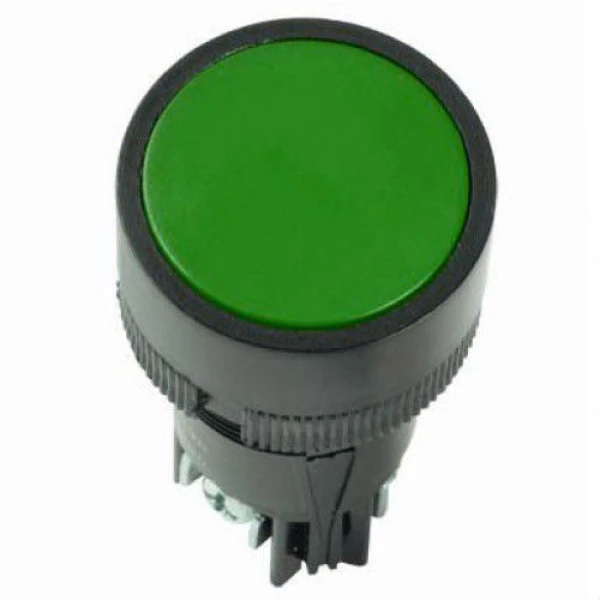 Кнопка SВ-7 "Пуск" зелена 1з+1р d22мм/240B IEK (BBT40-SB7-K06)