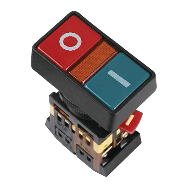 Кнопка РPВВ-30N "I-0" d30мм неон/240В 1з+1р IEK (BBD20-PPBB-K51)