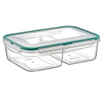 Контейнер Fresh Box 2 відсіки 1 л + 1 л прозорий
