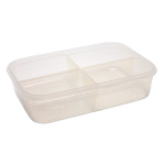 Контейнер Fresh Box 4 відсіку 0,25 л+0,25 л+0,25 л+0,25 л прозорий - Зображення 2