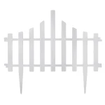 Набір огорожі для газону "Заборчик" (4в1) білий флок