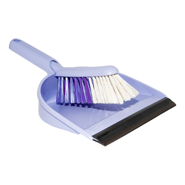 Совок із щіткою бузковий