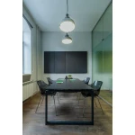 Крісло Papatya Opal прозоро-червоне, база хром - Зображення 5