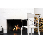 Крісло Papatya Opera-K чорне сидіння, верх прозоро-чистий - Зображення 2