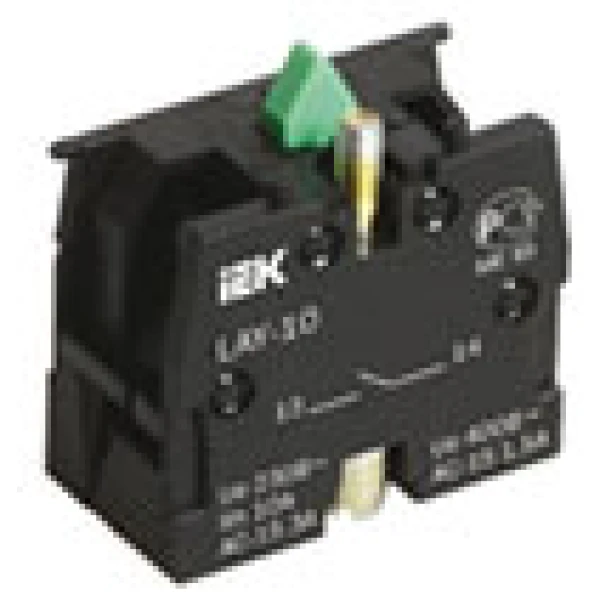 Контактний блок 1р (1НЗ) для серії LAY5, що розмикає IEK (BDK11)