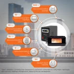 Комплект резервного питания для котла Logicpower B1500 + литеевая (LifePo4) батарея 2600 ватт - Зображення 2