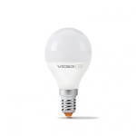 LED лампа VIDEX G45e 6W E14 3000K 220V 20шт/ящ (VL-G45e-06143) - Зображення 2