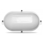 LED світильник (ЖКГ) Aluminum овальний VIDEX 12W 5000K 220V білий (VL-BHO-125AW) - Зображення 2