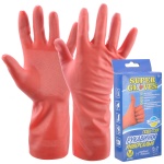 Рукавички гумові Super Gloves Універсальні розмір М Київгума