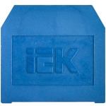 Заглушка для ЗНІ 4-6мм2 (JXB35-50A) синій IEK (YZN10D-ZGL-006-K07)