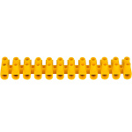 Затискач гвинтовий ЗВІ-15 н/г 4,0-10мм2 12пар IEK жовті (UZV7-015-06) - Зображення 2