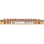 Шина PEN "земля-нуль" 6х9мм 14/2 14груп/креп по краях IEK (YNN11-14-100) - Зображення 2