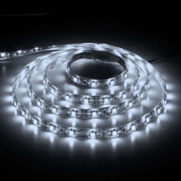 Світлодіодна стрічка Feron LS607/ SANAN LED-RL 30SMD(5050)/m 7.2W/m 12V 5m*10*0.22mm білий на біломуIP65 (5784)