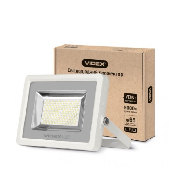 LED прожектор VIDEX PREMIUM 70W 5000K 220V White 4 шт (VL-F705W)