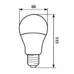 Світлодіодна лампа A60 9W 12V E27 TM POWERLUX - Зображення 2