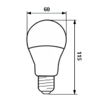 Світлодіодна лампа A60 9W 12V E27 TM POWERLUX - Зображення 2