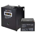 Комплект резервного живлення для котла LP (LogicPower) ДБЖ + AGM батарея (UPS 500VA + АКБ AGM 330W)
