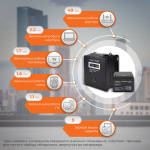 Комплект резервного живлення для котла LP (LogicPower) ДБЖ + AGM батарея (UPS 500VA + АКБ AGM 330W) - Зображення 2