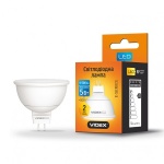 LED лампа VIDEX MR16e 5W GU5.3 4100K 220V 20шт/ящ (VL-MR16e-05534)
