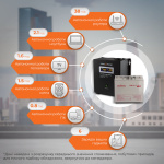 Комплект резервного живлення для котла LP (LogicPower) ДБЖ + гелева батарея (UPS A500VA + АКБ GL 270W) - Зображення 2