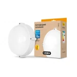 LED світильник (ЖКГ) Aluminum круглий VIDEX 18W 5000K 220V білий (VL-BHR-185AW)