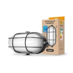 LED світильник (ЖКГ) Aluminum овальний VIDEX 12W 5000K 220V чорний посилений (VL-BHO-125ABR) - Зображення 2