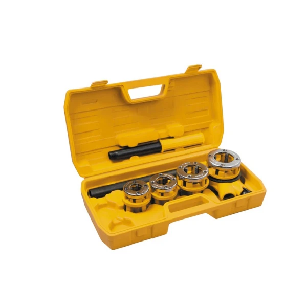 Набір плашок для нарізання різьблення MASTERTOOL ½"/¾"/1"/1¼" 4 ел 14-1403