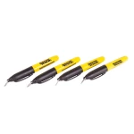Маркер перманентний MASTERTOOL 4 шт чорний 14-1821 - Зображення 3