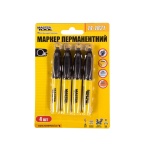 Маркер перманентний MASTERTOOL 4 шт чорний 14-1821 - Зображення 4