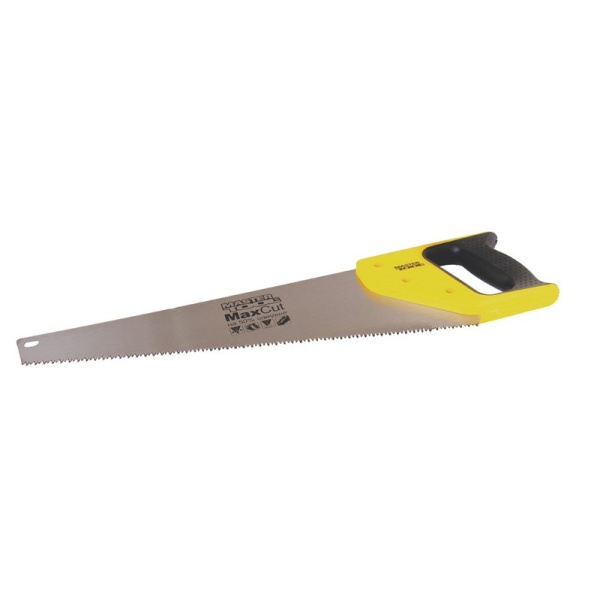 Ножівка столярна MASTERTOOL 400 мм 7TPI MAX CUT закалений зуб 3-D заточування полірована 14-2140