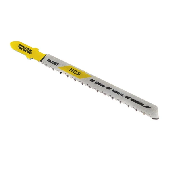 Полотно для лобзика MASTERTOOL по дереву 5 шт чистий прямий рез реверс 10TPI 100 мм T101BR 14-2807
