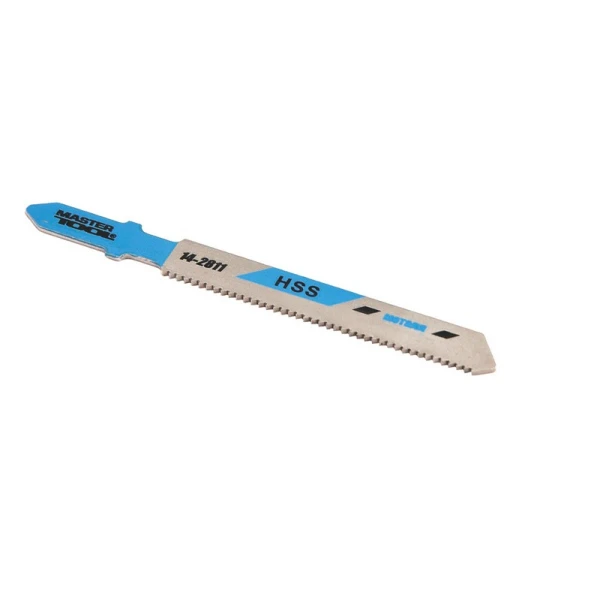 Полотно для лобзика MASTERTOOL по металу 5 шт чистий прямий різ 21TPI 77 мм T118A 14-2811